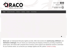 Tablet Screenshot of draco-llc.com